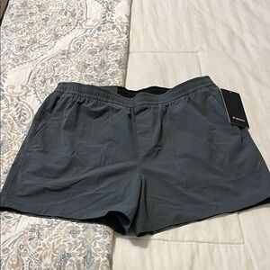 Lululemon Men's Dark Gray Twill Shorts